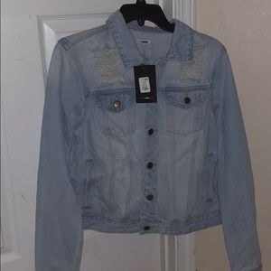 Fashion Nova Distressed Jean Jacket